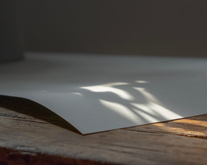 A Close up of Hahnemühle Photo Rag paper